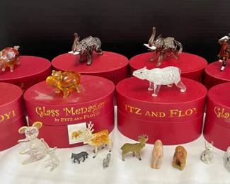 Fitz Floyd Glass Animal Figurines