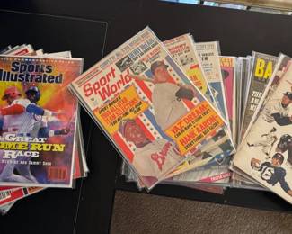 Assortment Of Vintage Baseball Other Magazines Sports Illustrated, Sports World, All Time Baseba