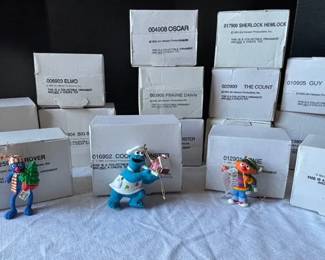 Vintage 1992 1993 Jim Henson Productions Collectable Ornaments