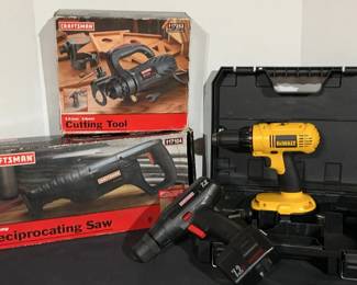 Dewalt Drill Craftsman Drill, Reciprocating Saw, All In One Saw