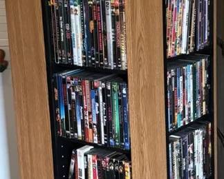 Assorted Dvds Dvd Collections With Spinning Rack