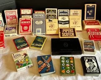 Assorted Vintage Playing Cards NFL, Twa, Vegas Casinos More