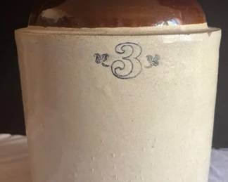 Vintage Western Stoneware Monmouth ILL, 3 Jug