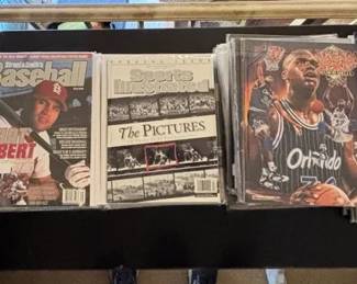 Assortment Of Sports Magazines, Sports Illustrated, Legends, Grandslam More