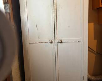 Wood Storage Cabinet
