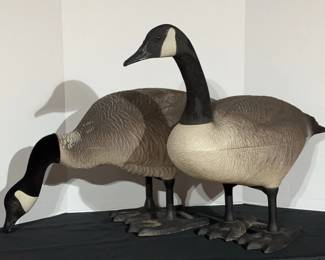 Two Decoy Geese