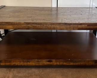 Wood Metal Coffee Table Or TV Stand