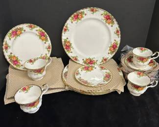 Royal Albert English China Set