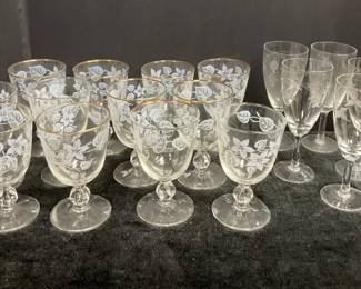 Libby Goblets Crystal Drinking Glasses