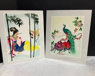 Asian Art on Silk