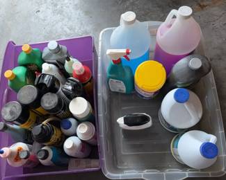 Mystery Lot of Automotive Household Chemicals