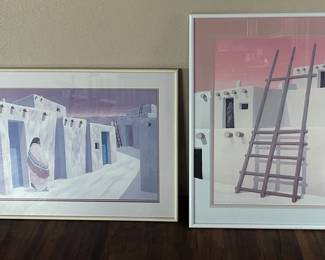 Deborah Hiatt Acoma Ladder Taos Street Southwest Pictures