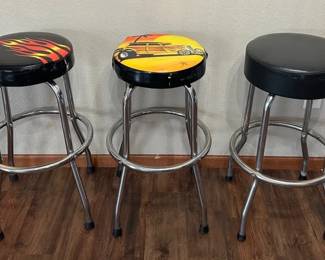 Three Bar Stools