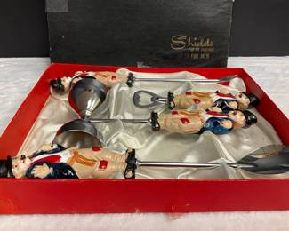 Vintage Shields Fifth Avenue Hobo Bar Set