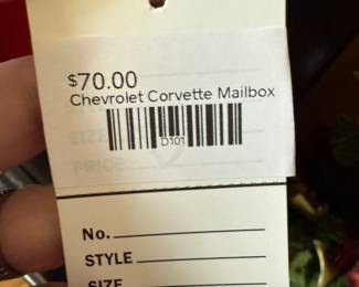 Chevrolet Corvette Mailbox