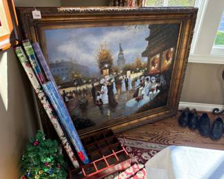 Framed Oil on Canvas 