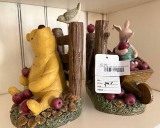 Winnie The Pooh and Piglet Bookends 