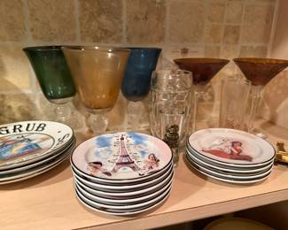 Glass Sets, Plate Sets 