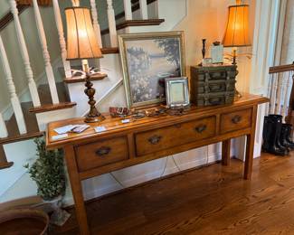 Century Wooden Console Table