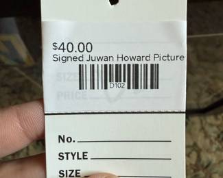 Signed Juwan Howard Picture 