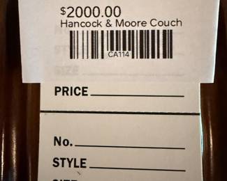 Hancock & Moore Couch