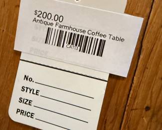 Antique Farmhouse Coffee Table