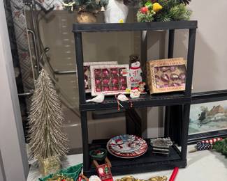 assortment of Christmas items