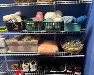a bit of yarn and shoes