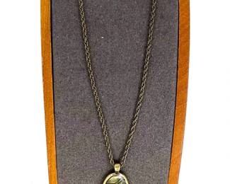 Abalone Shell Necklace and earrings set