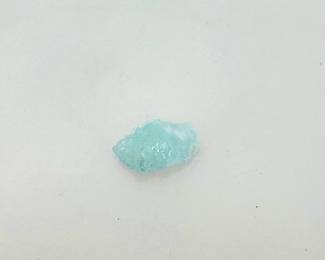 Raw aquamarine gemstone