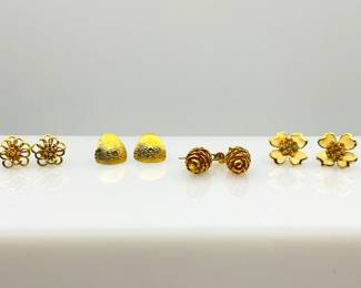 Nature themed earrings