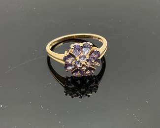 Tanzanite Gold Ring