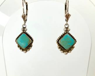 sterling and turquoise earrings