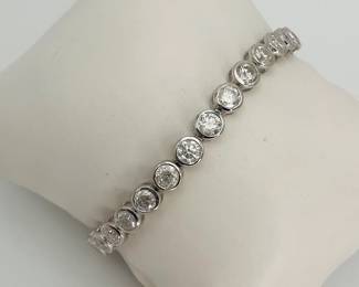 Platinum Diamond Tennis Bracelet