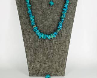 Turquoise Necklace and earrings set