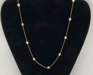 Gold Diamond Necklace
