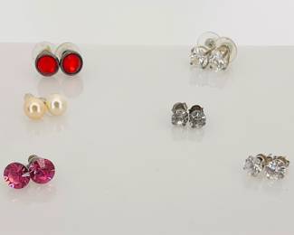 Stud earring collection