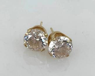 Tourmaline Solitaire Earrings