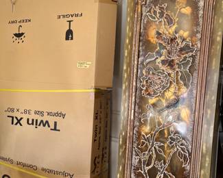 Lam Lee Room Divider and King Size Rize Adjustable bed frames NEW