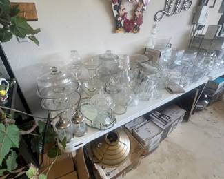 Glassware, lots of great new pieces for entertaining, weddings - we’ve got dozens