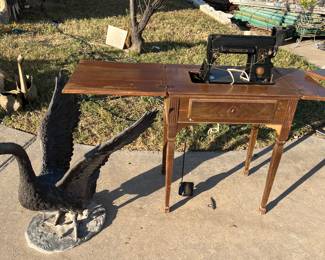 Singer cabinet sewing machine 