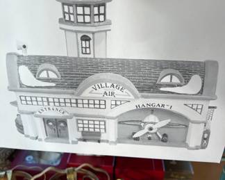 Dept 56 Airport, lots of Snow Village pieces 