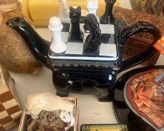 Russian lacquereare, teapots