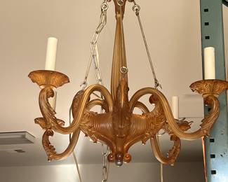 Lovely glass Murano chandelier