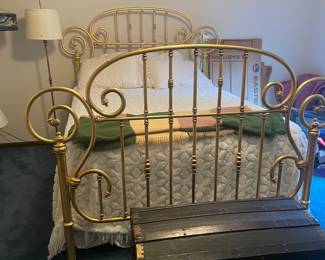 Stunning brass bed