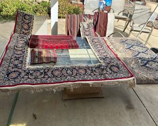 Pieces of hand made persian rug for DYI or decoration