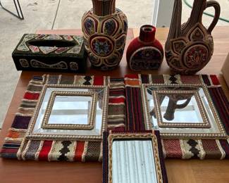 hand made decor made with Persian handmade rug