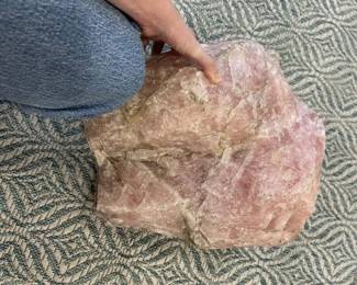 Huge 83lb Rose Quartz Specimen