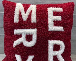 POTTERY BARN CHRISTMAS TOSS PILLOW