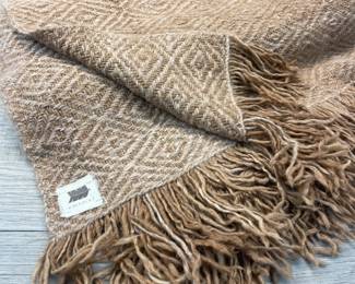 AWANAY ARGENTINA NATURAL WOVEN THROW BLANKET